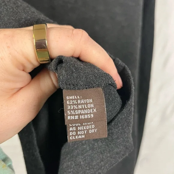 J. McLaughlin Women’s Claremont 1/4 Zip Dark Heather Gray Pull Over Sweater- XS - Picture 5 of 7